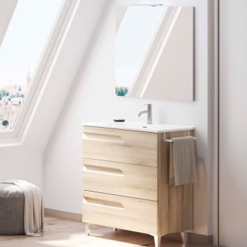 Conjunto mueble de baño fondo reducido 39 cm Vitale Royo