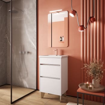 Conjunto mueble de baño fondo reducido 41cm Berna Coycama