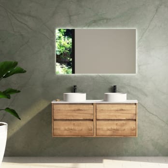 Mueble de baño con encimera de resina Boston Bruntec