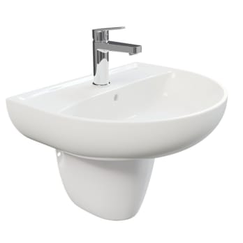 Lavabo con semipedestal Strohm Teka