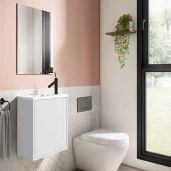 Conjunto completo mueble de baño fondo reducido 22 cm Loft Visobath