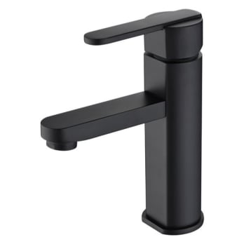 Grifo Lavabo Negro Mate Alto, Monomando Moderno