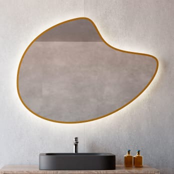 Espejo de baño con luz LED Flow Bruntec