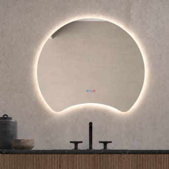 Espejo de baño con luz LED Flow Bruntec