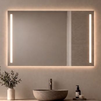 Espejo de baño con luz LED Liberty Bruntec