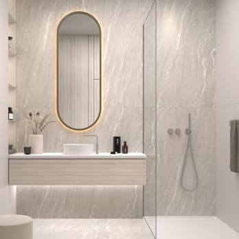 Espejo de baño con luz LED Córcega de Eurobath