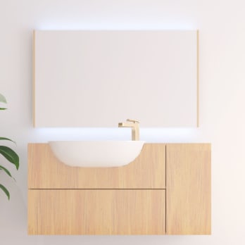 Espejo de baño con luz LED Sire Bruntec