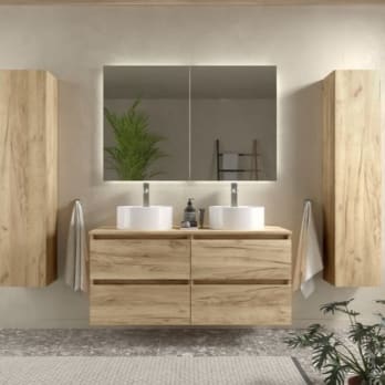 Mueble de baño para lavabo sobre encimera Bequia Salgar
