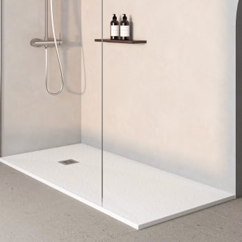 Plato de ducha de resina Zenit de Bruntec