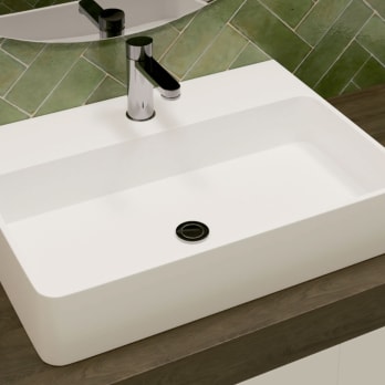 Lavabo sobre encimera Juno Solid fondo reducido Art and Bath