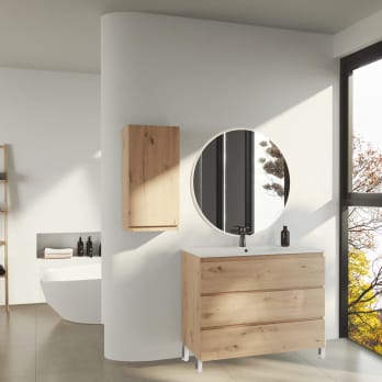 Mueble de baño color madera Vilma Bruntec