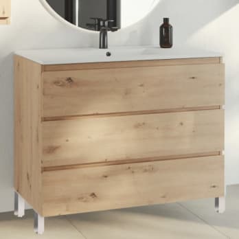 Mueble de baño color madera Vilma Bruntec