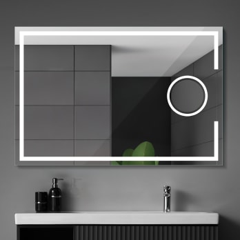 Espejo de baño con luz LED Malta Ledimex