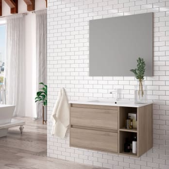 Conjunto mueble de baño Domer Bruntec