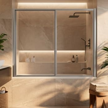 Mampara de bañera a medida Lucca Bruntec