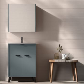 Conjunto mueble de baño fondo reducido 35.5 cm Midi Visobath