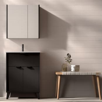 Conjunto mueble de baño fondo reducido 35.5 cm Midi Visobath