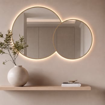 Espejo de baño con luz LED Solaris Bruntec