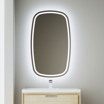 Espejo de baño con luz LED Leda Bruntec