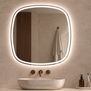 Espejo de baño con luz LED Leda Bruntec