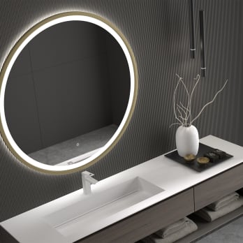 Espejo de baño con luz LED Maldivas Eurobath