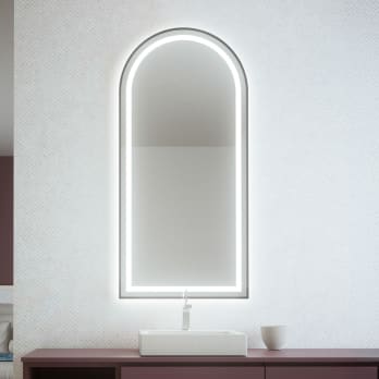 Espejo de baño con luz LED Camelot Bruntec