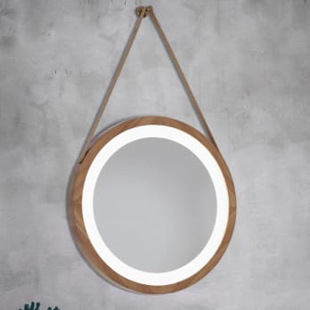 Espejo de baño con luz LED Bamboo Bruntec