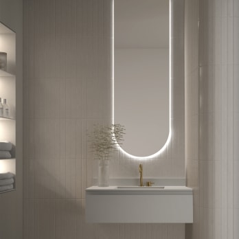 Espejo de baño con luz LED Mauricio de Eurobath
