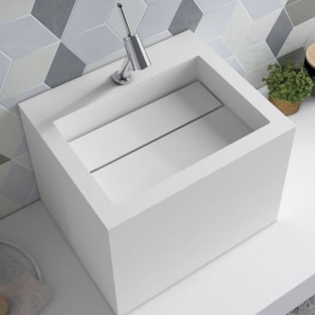 Lavabo sobre encimera Compac Bruntec
