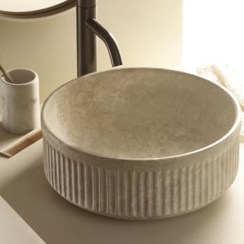 Lavabo sobre encimera Striae Bathco