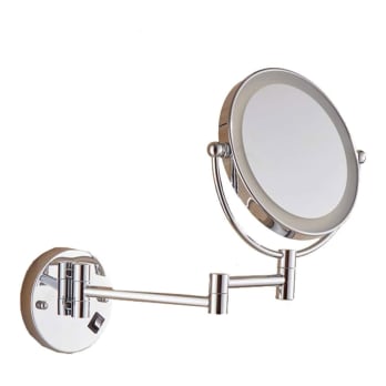 Espejo aumento x3 redondo con led Bruntec