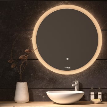 Espejo de baño con luz LED Capri Eurobath