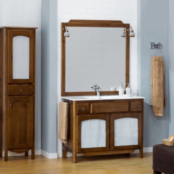 ▷ Mueble de Baño Vega 80 cm. 2 puertas 1 cajón, ENVÍO GRATIS