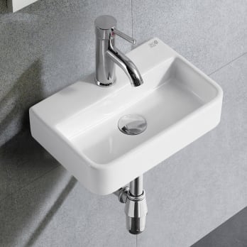 Lavabo suspendido o en encimera PB2143 en Solid Surface (Solid