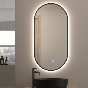 Espejo de baño con luz LED Portia Bruntec