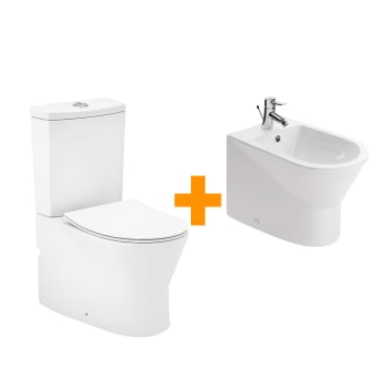 Pack inodoro + bide Urb.y Unisan Sanindusa