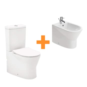 Pack inodoro + bide Urb.y Unisan Sanindusa