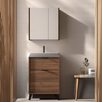 Conjunto mueble de baño fondo reducido 35.5 cm Midi Visobath