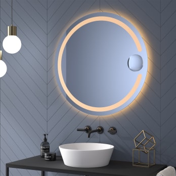 Espejo de baño con luz LED Mill Eurobath