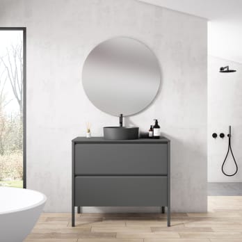 Mueble de baño con encimera de HDF Compatech Icon Visobath