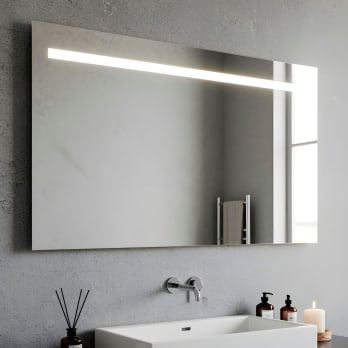 Espejo de baño con luz LED Tarim Bruntec