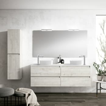 Mueble de baño con encimera Hidrófuga Box Viso Bath