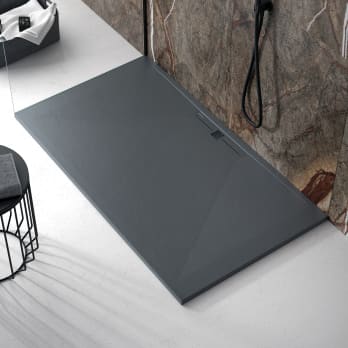 Plato de ducha de resina Design Tiden Bruntec