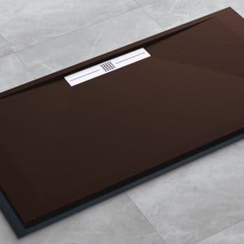 Plato de ducha de resina Design Tiden Bruntec