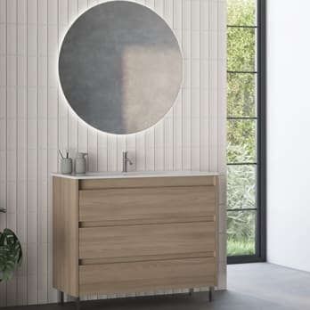 Conjunto mueble de baño Oxford Bruntec