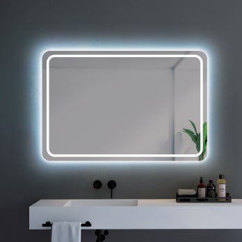 Espejo de baño con luz LED Grecia Ledimex