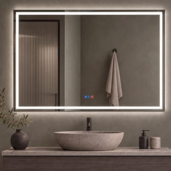 Espejo de baño con luz LED Orion Bruntec