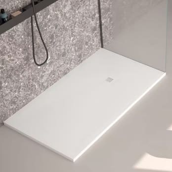 Plato de ducha de resina Design Basic Bruntec
