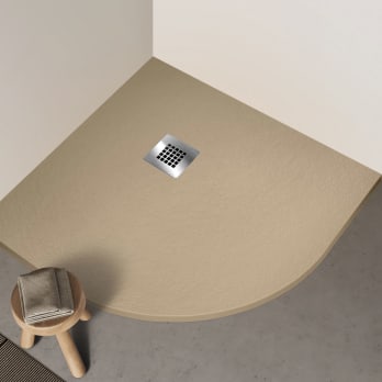 Plato de ducha de resina Orbis de Bruntec