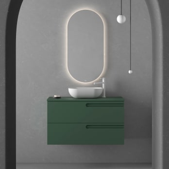 Mueble de baño con encimera de madera Econic Royo